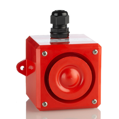Clifford & Snell YA30 Series Wall Mount Electronic Sounder, 230 V ac, 100dB at 1 m, IP66, AC, 32-Tone