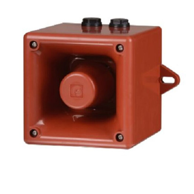 e2s A105N Series Electronic Sounder, 24 → 260 V, ±3dB at 1 m, IP66, AC, 64-Tone