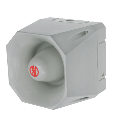 Werma 142 Series Electronic Sounder, 18 → 30 V, 105dB at 1 m, IP65, 42-Tone