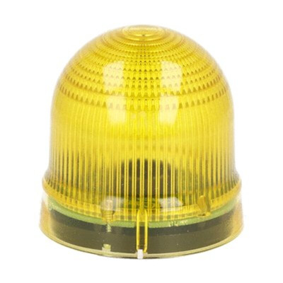 Lovato 8LB6GL Series Yellow Blinking, Steady Beacon, 12 → 48 V ac, LED Bulb, IP54