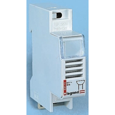 Legrand DIN Rail Mount Buzzer, 24 V ac, 75dB at 1 m, AC, Single-Tone