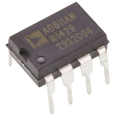 AD811ANZ Analog Devices, Video Amplifier IC 2500V/μs, 8-Pin PDIP