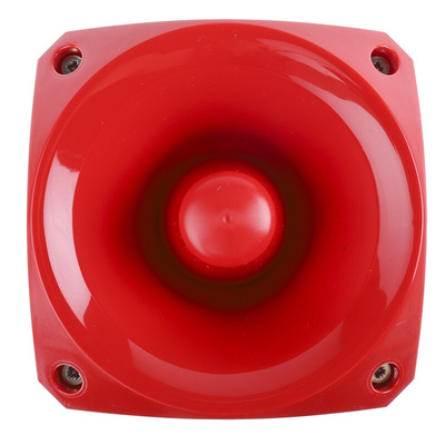 Klaxon Nexus 105 Series Surface Mount Electronic Sounder, 10 → 60 V dc, 105dB at 1 m, IP66, DC, 64-Tone