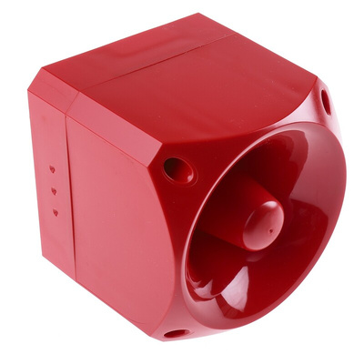 Klaxon Nexus 105 Series Surface Mount Electronic Sounder, 10 → 60 V dc, 105dB at 1 m, IP66, DC, 64-Tone