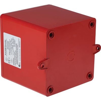 e2s IS-A105N Series Surface Mount Electronic Sounder, 16 → 28 V dc, 105dB at 1 m, IP66, DC, 49-Tone