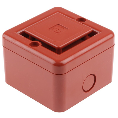 e2s SONF1 Series Surface Mount Electronic Sounder, 230 V ac, 100dB at 1 m, IP66, AC, 10-Tone