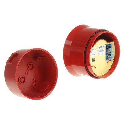 Moflash AE40M Series Base Mount Electronic Sounder, 230 V ac, 100dB at 1 m, IP65, AC, 8-Tone