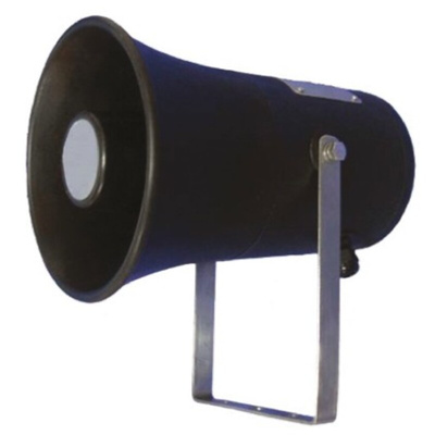 Moflash Black User Recordable Voice Alarm, 123dB, 12 → 48 V dc