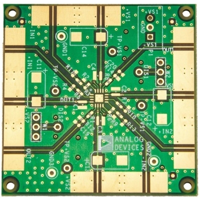 Analog Devices ADA4817-2ACP-EBZ, Operational Amplifier Evaluation Board for LFCSP16 for ADA4817-2