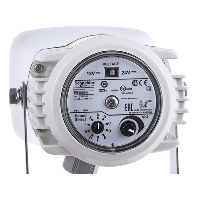 Schneider Electric Harmony XVS Series Siren, 12 → 24 V dc, 105dB at 1 m, DC