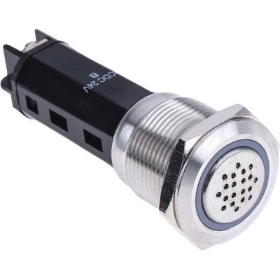 RS PRO Panel Mount Buzzer, 24 V dc, 75dB at 1 m
