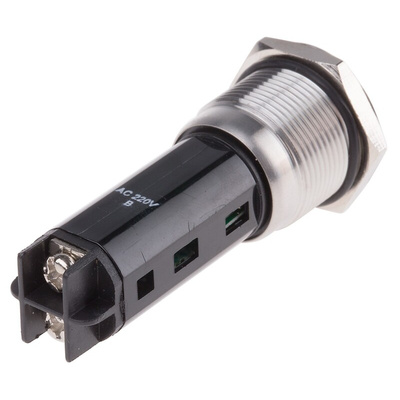RS PRO Panel Mount Buzzer, 220 V ac, 75dB at 1 m