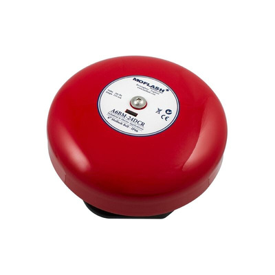 Moflash A6BM Series Surface Mount Siren, 24 V dc, 106dB at 1 m, IP66, DC, Single-Tone