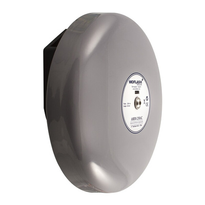 Moflash A8BM Series Surface Mount Siren, 230 V ac, 108dB at 1 m, IP66, AC, Single-Tone