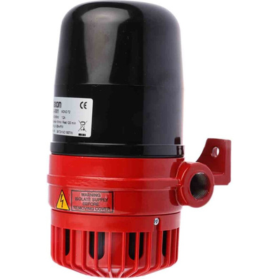 Klaxon Mono 72 Series Siren, 110 V ac, 120dB at 1 m, AC