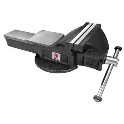 RS PRO Bench Vice x 56mm 150mm x 150mm, 10.96 KGS