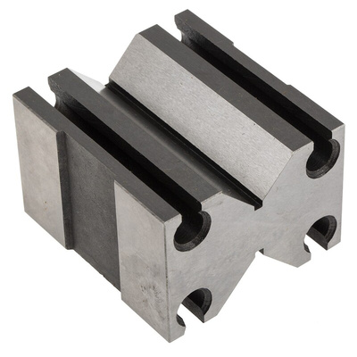 RS PRO Chrome Steel Screw Clamping V-Block, 31.1mm Capacity