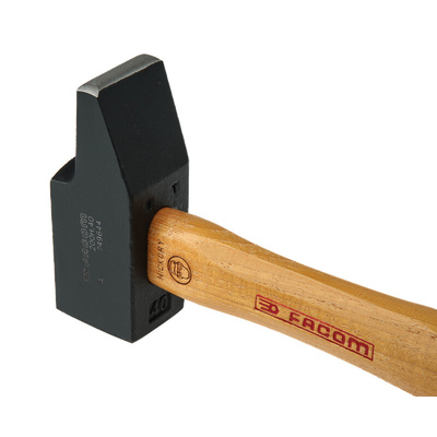 Facom Steel Engineer's Hammer with Wood Handle, 1kg