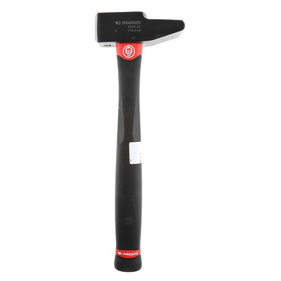 Facom Carbon Steel Engineer's Hammer with Graphite Handle, 585g