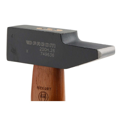 Facom Steel Engineer's Hammer with Wood Handle, 345g