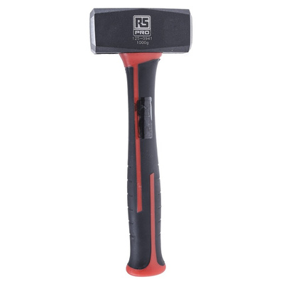 RS PRO Carbon Steel Lump Hammer with Fibreglass Handle, 1kg