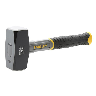 Stanley Carbon Steel Lump Hammer with Fibreglass Handle, 1.5kg