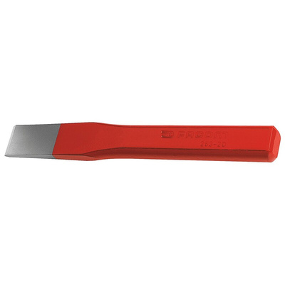 Facom Chrome Vanadium Steel Cold Chisel, 150mm Length, 21.0 mm Blade Width