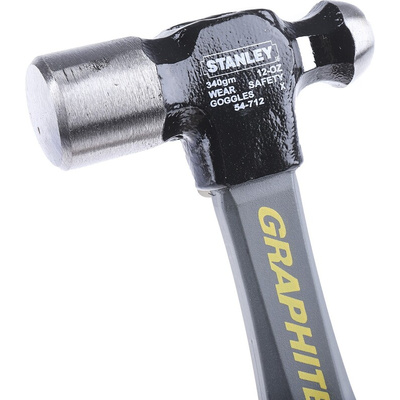 Stanley HCS Ball-Pein Hammer with Graphite Handle, 340g