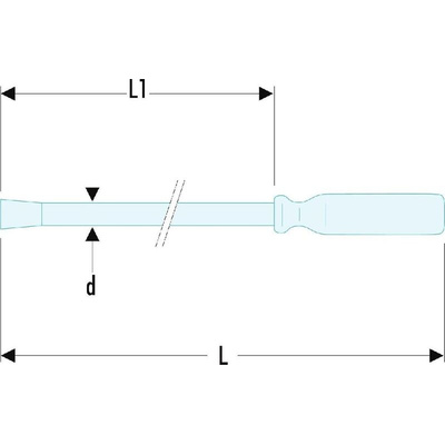 Facom Crow Bar, 292 mm Length