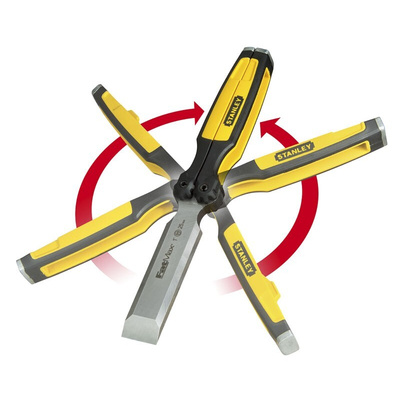 Stanley Carbon Steel Wood Chisel, 238mm Length, 25.0 mm Blade Width