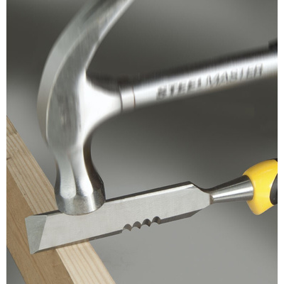 Stanley Carbon Steel Wood Chisel, 116mm Length, 25.0 mm Blade Width