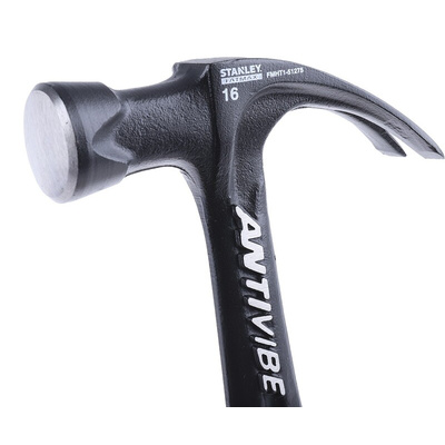 Stanley Steel Claw Hammer with Steel Handle, 450g