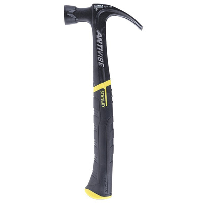 Stanley Steel Claw Hammer with Steel Handle, 450g