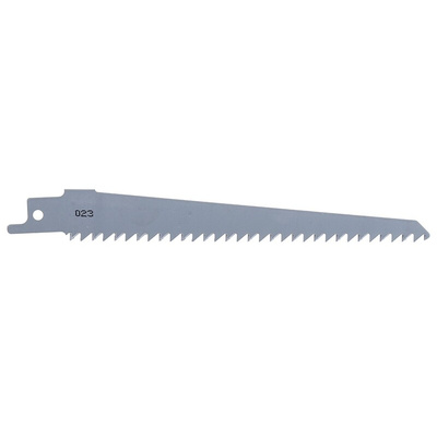 Bosch 150.0 mm HCS Pad Saw Blade, 6 TPI