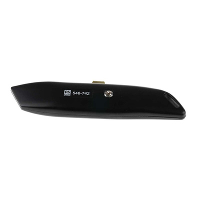 RS PRO Safety Knife with Straight Blade, Retractable