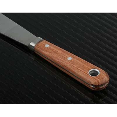 Hardwood 38 mm Putty Knife Scraper  With Polished Blade