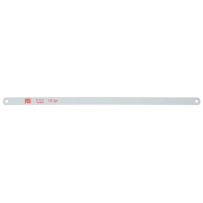 RS PRO 300.0 mm Bi-metal Hacksaw Blade, 18 TPI