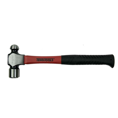 Teng Tools Carbon Steel Ball-Pein Hammer with Rubber Handle, 483g