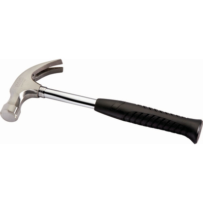 SAM High Carbon Tool Steel Claw Hammer with Steel Handle, 730g