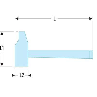 Facom Engineer's Hammer with Graphite Handle, 2.8kg