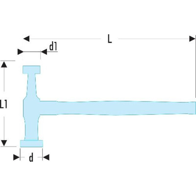 Facom Bumping Hammer with Hickory Wood Handle, 390g