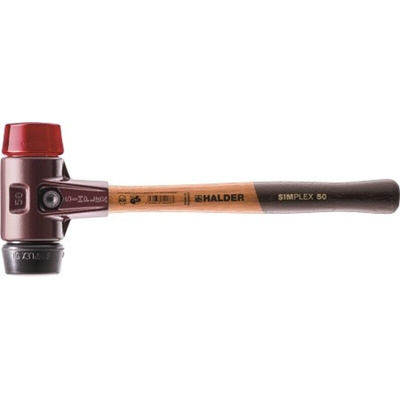 Halder Round Rubber Mallet 1.1kg With Replaceable Face
