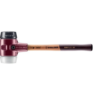 Halder Round Rubber Mallet 2.8kg With Replaceable Face