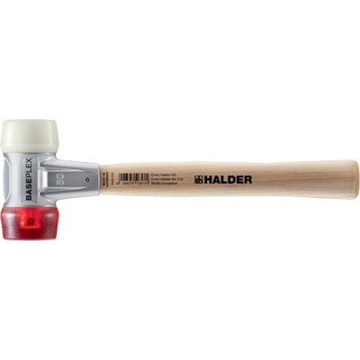 Halder Round Cellulose Acetate, Nylon Mallet 940g With Replaceable Face