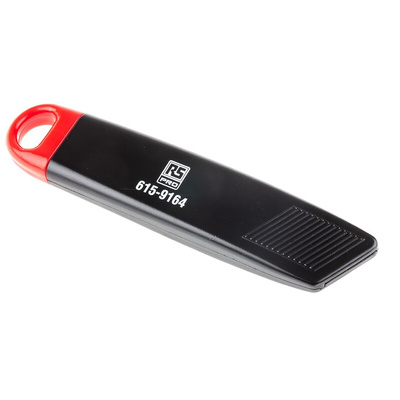 RS PRO Safety Knife with Straight Blade, Retractable