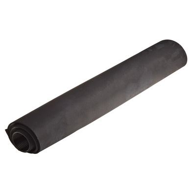 RS PRO Black Rubber Mat, L668mm x W515mm