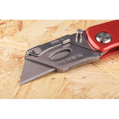 RS PRO Safety Knife with Straight Blade, Retractable