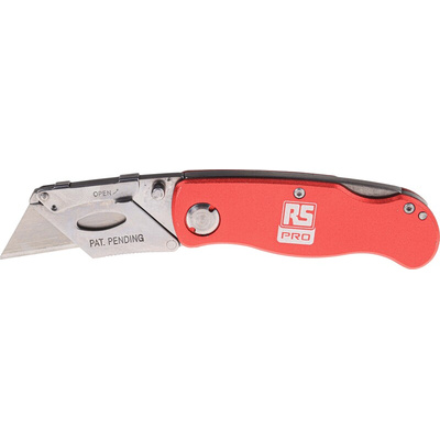 RS PRO Safety Knife with Straight Blade, Retractable