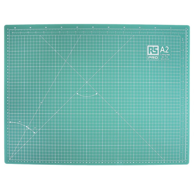 RS PRO 10mm Green Cutting Mat, L600mm x W450mm