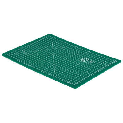 RS PRO 10mm Green Cutting Mat, L300mm x W220mm